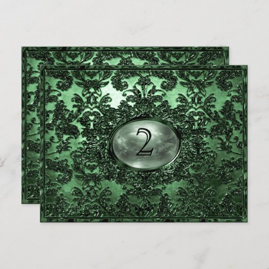 Anabelle Dublin Victoriaans tabelnummer Kaart (Voorkant / Achterkant)