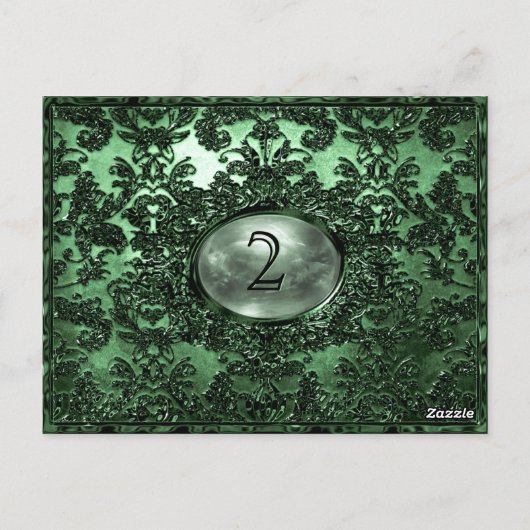 Anabelle Dublin Victoriaans tabelnummer Kaart (Achterkant)