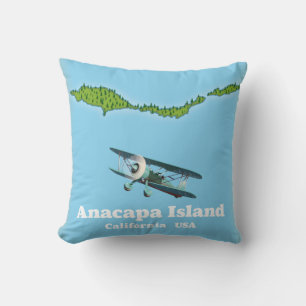 Anacapa-eiland Californië VS kaartmagneet Kussen