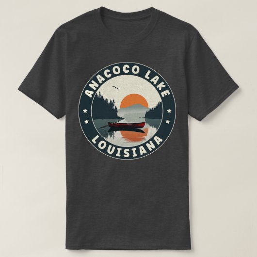 Anacoco Lake Louisiana Sunset TShirt (Design devant)