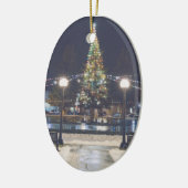 Anaconda kerstversier keramisch ornament (Links)