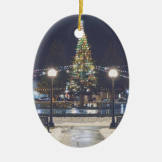 Anaconda kerstversier keramisch ornament