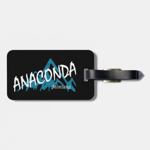 Anaconda Montana-bergen Bagagelabel