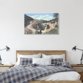 Anaconda, Montana - Hoefijzer Curve Canvas Afdruk (Insitu (Slaapkamer))