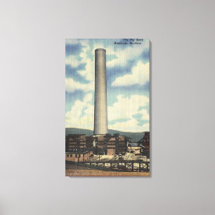 Anaconda, Montana - Washoe Smelter Canvas Afdruk