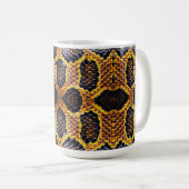Anaconda Snake Skin Print Koffiemok (Voorkant rechts)