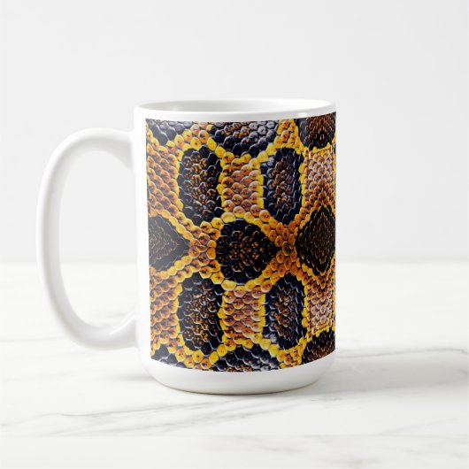 Anaconda Snake Skin Print Koffiemok (Links)