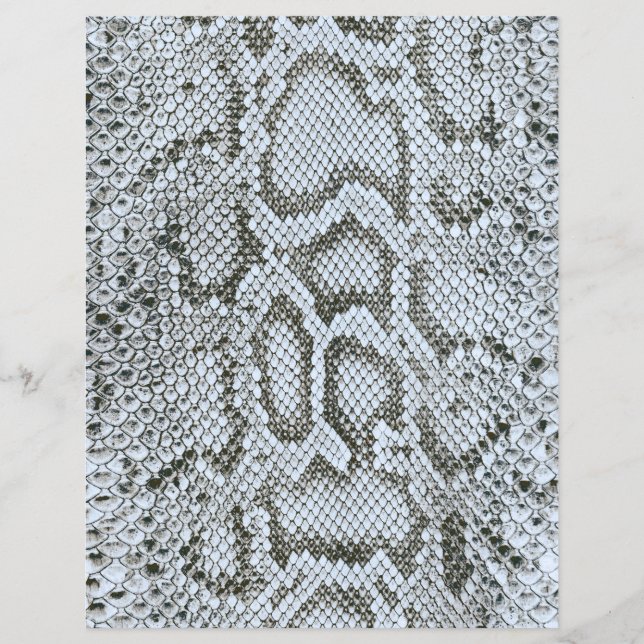Anaconda Snakeskin Textuur 2 Sided Scrapbook Paper (Voorkant)