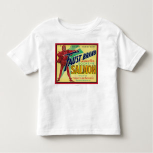 Anacortes, Washington - Faust Salmon Hoesje Label Kinder Shirts