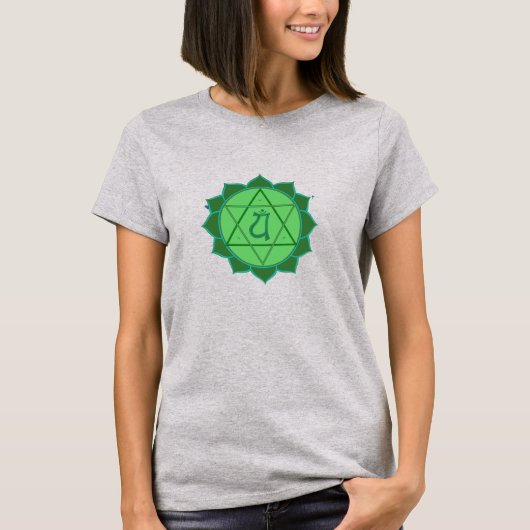 Anahata Chakra Dames T-shirt Burnout (Devant)