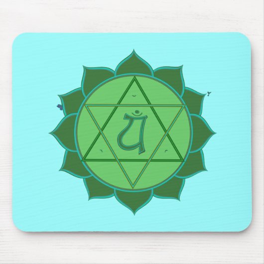 Anahata Chakra Mousepad Muismat (Voorkant)