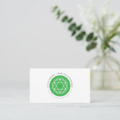 Anahata Heart Chakra Carte de visite (Debout devant)