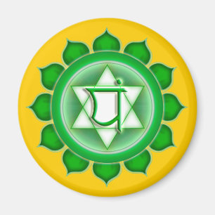 Anahata of Heart de vierde Chakra Magneet