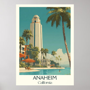 Anaheim California Art Print    stijl