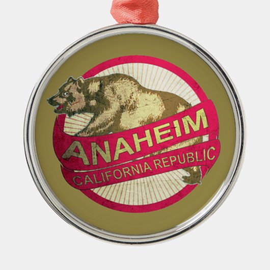 Anaheim California beer Feest ornament (Voorkant)
