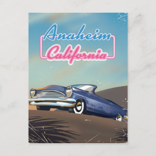 Anaheim California reisposter Briefkaart