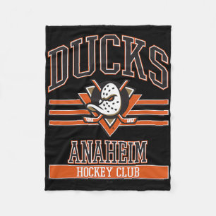 Anaheim Ducks Hockey Club Grijs Officieel Gelicent Fleece Deken