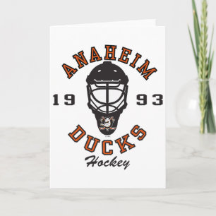 Anaheim Ducks Hockeymasker Wit Officieel Gelicenti Kaart