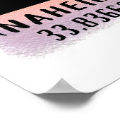 Anaheim Skyline Latitude en Longitude Poster (Hoek)