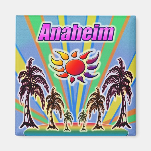 Anaheim Summer Love Magnet Magneet (Voorkant)