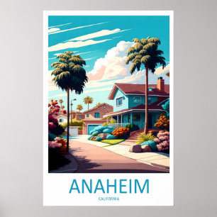 Anaheim Vintage Reisposter Ski Nationaal Park Poster