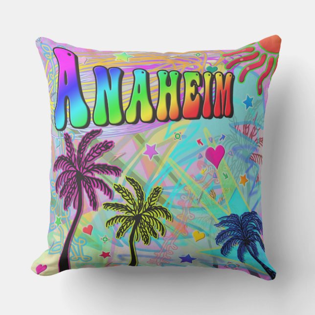 Anaheim Vivid Romance Pillow Buitenkussen (Voorkant)