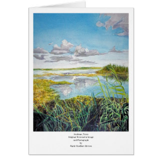 Anahuac, Texas, aquarelle photo de Marie Reeves