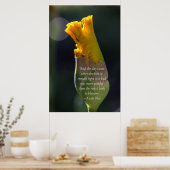 Anais Nin Citation Inspiration Poster (Cuisine)