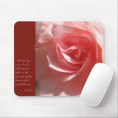 Anais Nin Quote Mousepad in roze Muismat (Met muis)