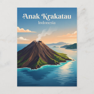 Anak Krakatau Indonesië Briefkaart