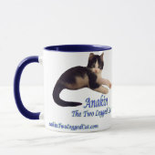 Anakin Two Legged Cat Logo, Cute Kitten Mok (Links)