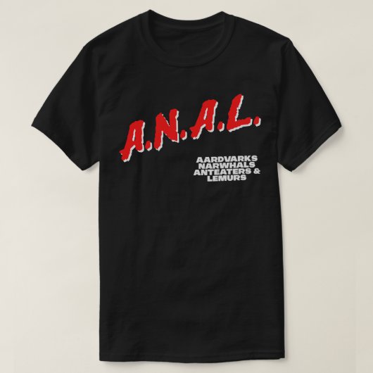 ANAL T-SHIRT (Design voorkant)