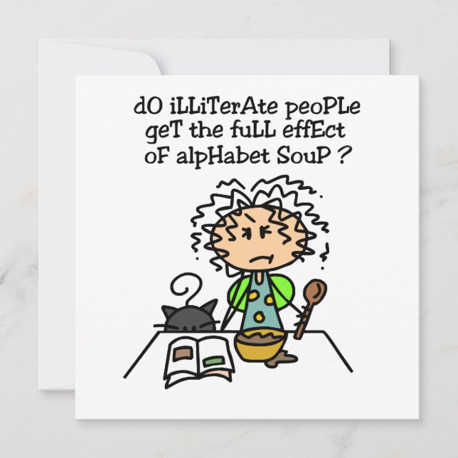 Analfabeet volk Humor (Voorkant)