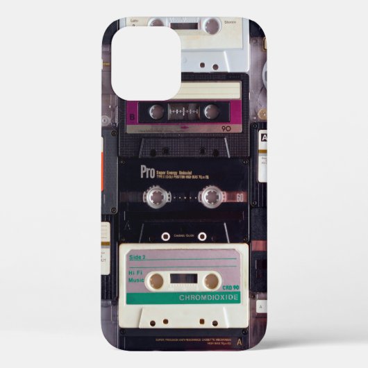 Analoge audiocassetbanden Case-Mate iPhone case (Achterkant)