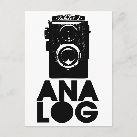 Analoge! Briefkaart (Voorkant)