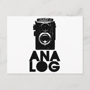 Analoge! Briefkaart