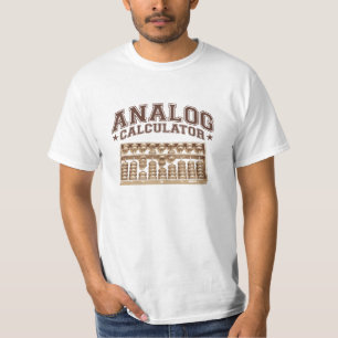 Analoge calculator t-shirt