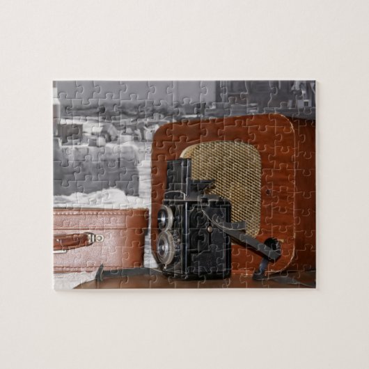  analoge camera-recorder legpuzzel (Horizontaal)