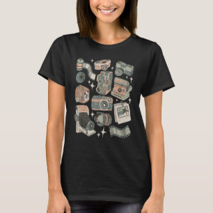 Analoge camera's t-shirt