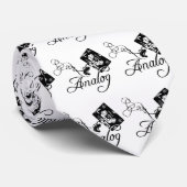 Analoge cassette Stropdas (Opgerold)