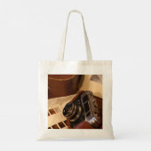 analoge fotocamera Retro Tote Bag (Achterkant)