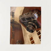 analoge fotocamera Retro Wandkleed (Voorkant)