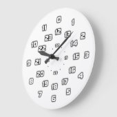 Analoge klok van 24 uur (Hoek)