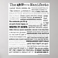 Analoge manifest schrijven