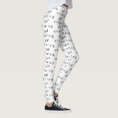 Analoge meisje witte leggings (Rechts)