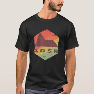 Analoge modulaire synthesizer ADSR T-shirt