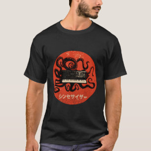 Analoge Synthesizer Kraken Synth Japans Gear T-shirt
