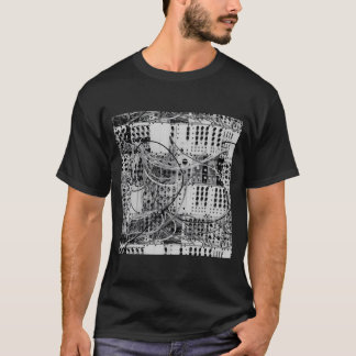 Analoge synthesizer - Modulair ontwerp - Zwart-wit T-shirt