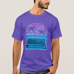 Analoge Synthesizer Synthwave Vintage Retrowave gi T-shirt