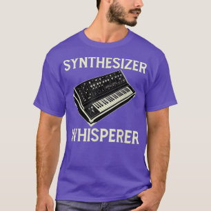 Analoge Synthesizer Whisperer Design Music Produce T-shirt